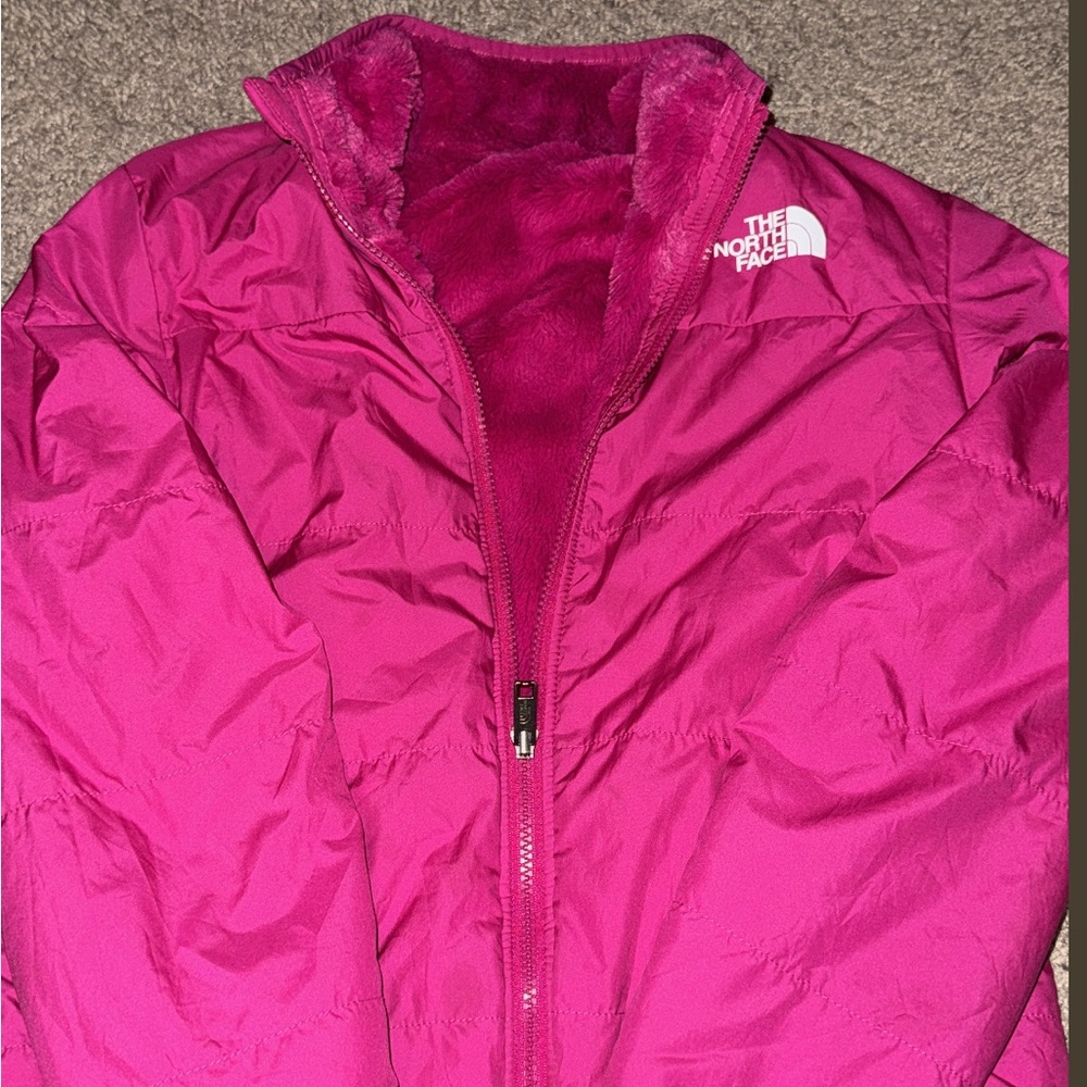 The North Face Girl's Fuchsia Puffer Jacket
